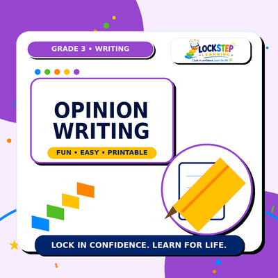 Grade 3 Opinion Writing