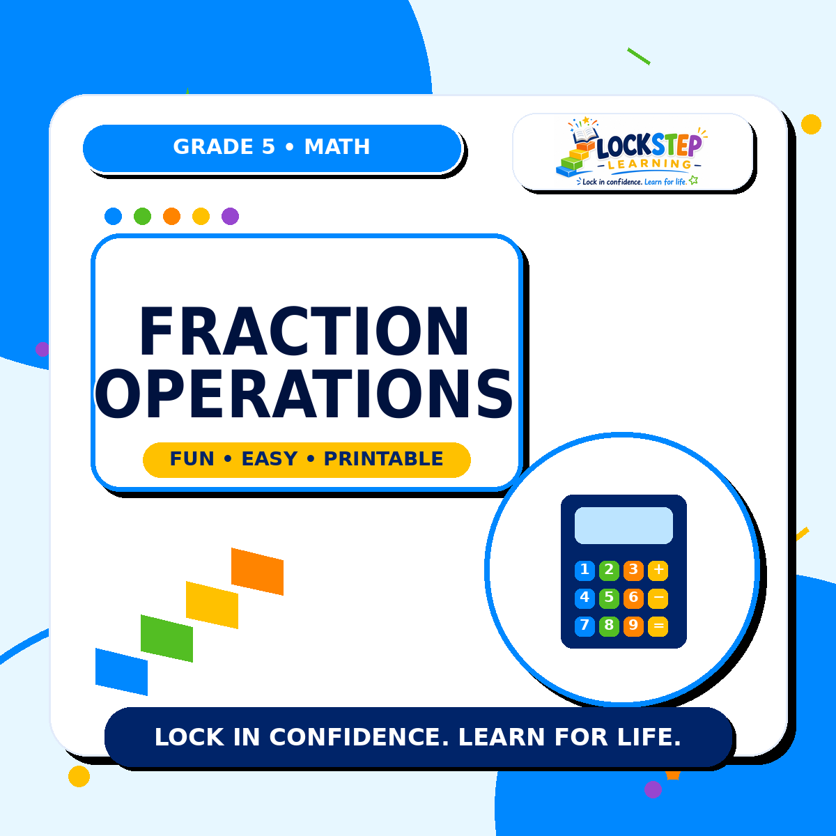 Grade 5 Fraction Operations