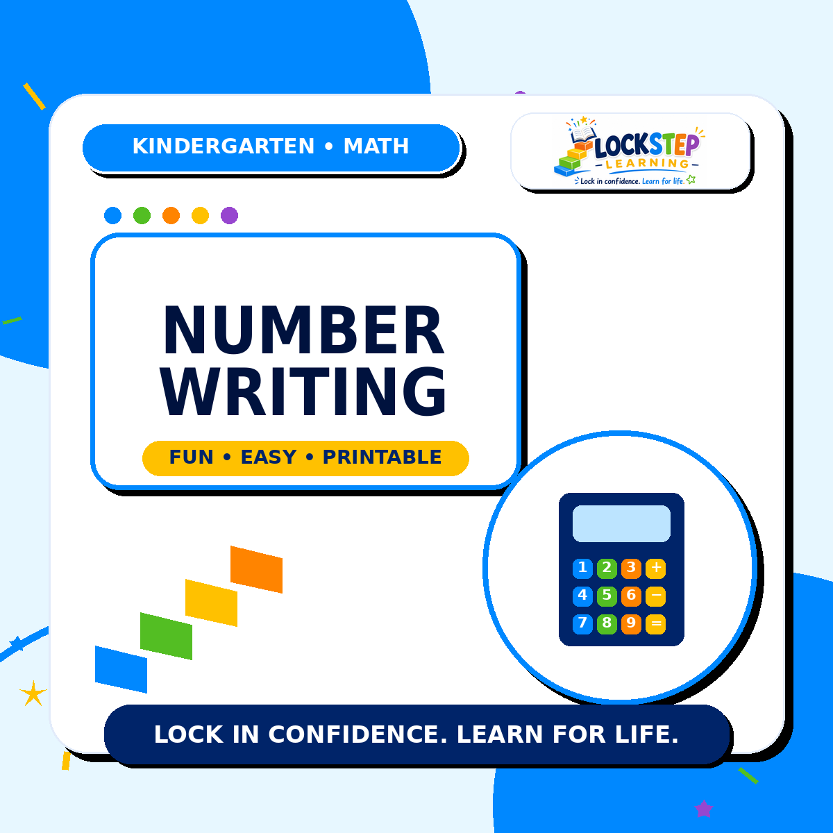 Kindergarten Number Writing