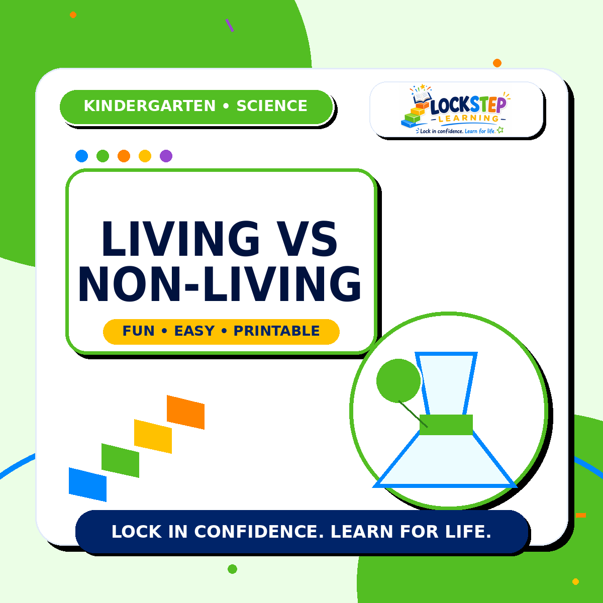 Kindergarten Living vs Non-living
