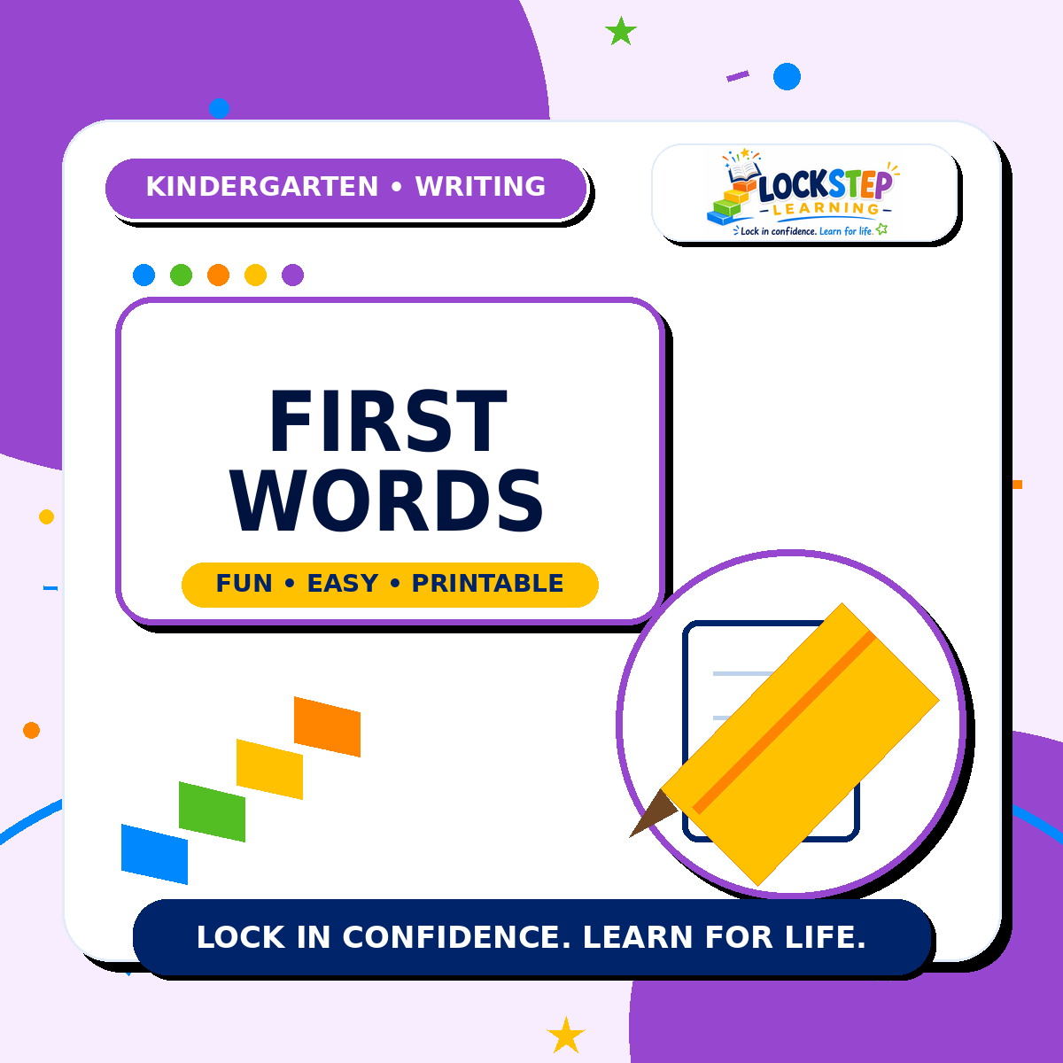 Kindergarten First Words